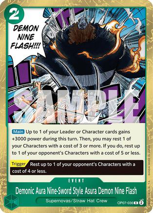 Demon Aura Nine-Sword Style Asura Demon Nine Flash