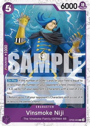 Vinsmoke Niji (OP06-065) (Jolly Roger Foil)