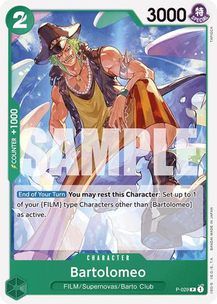 Bartolomeo (P-029) (Reprint)