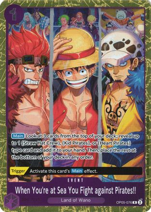 When You're at Sea You Fight against Pirates!! (2025 Pirates League Finals Textured Foil)