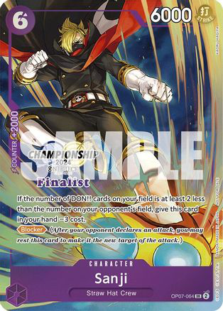Sanji (Championship 2024 Finalist Card Set)