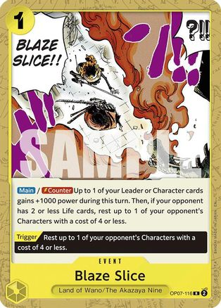 Blaze Slice (Reprint)