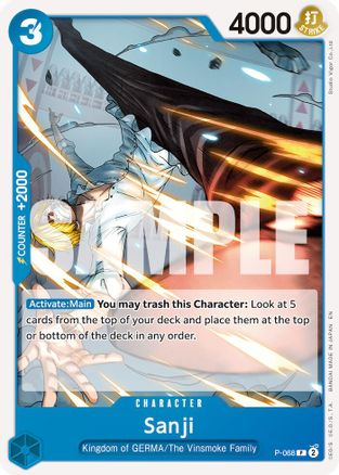 Sanji - P-068 (Reprint)