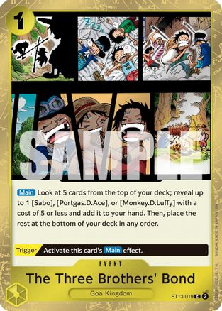 The Three Brothers' Bond (Pirate Foil)